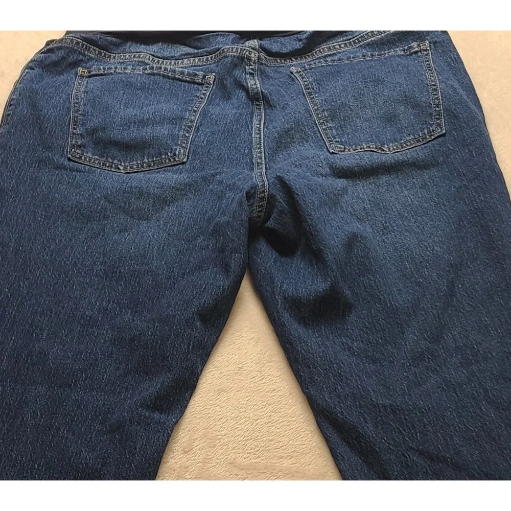 Old Navy Maternity Boyfriend Women's Jeans Blue Full Panel Denim Size 16 Pants‎